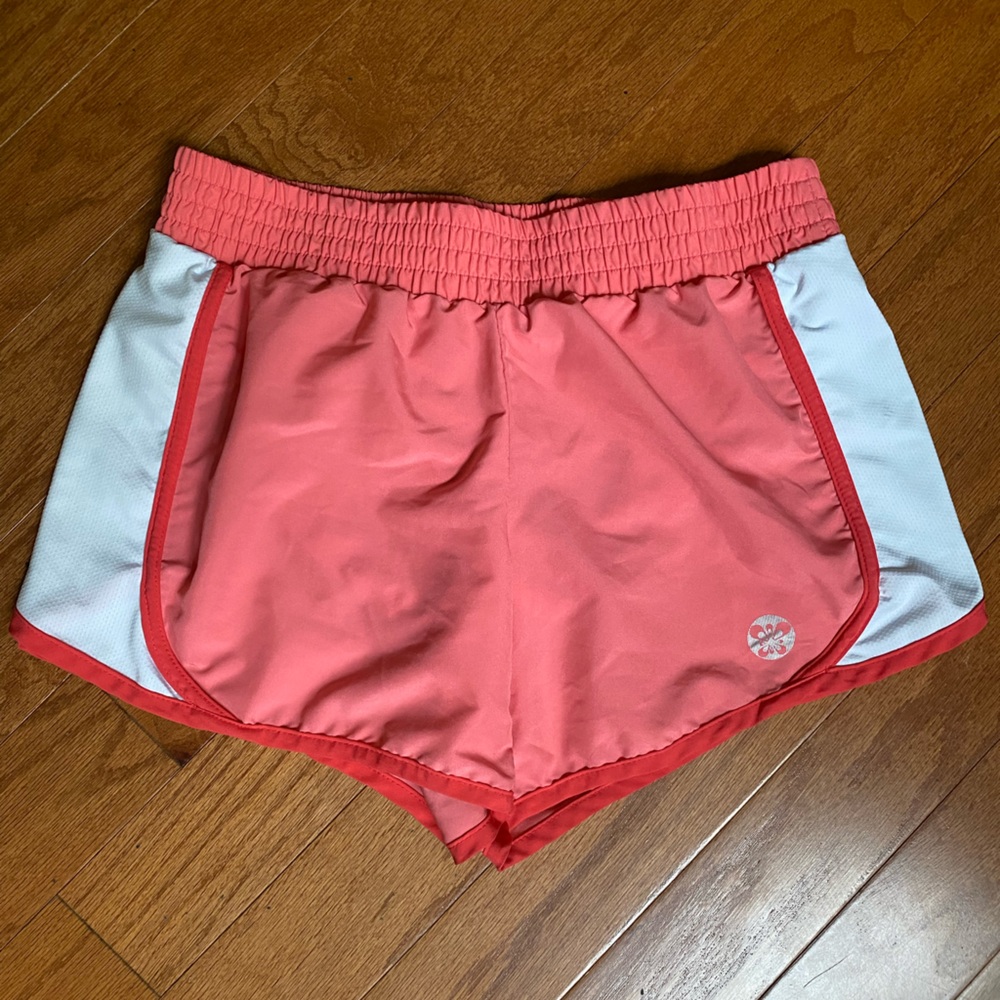 Old Navy Pink and White Athletic Shorts